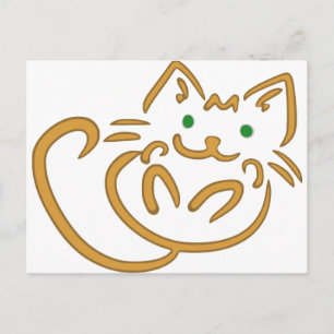 Playful Kitty Postcard