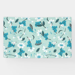 Playful Koala Pattern Cute Animal and Nature Art Banner