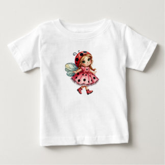 Playful Ladybug Baby T-Shirt