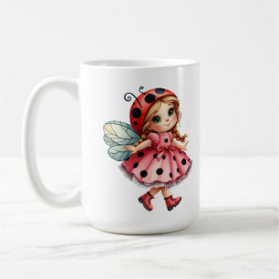 Playful Ladybug Coffee Mug