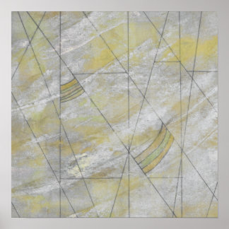 Playful Lines Watercolor Print