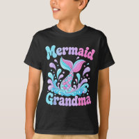 Playful mermaid tail with water splashes design