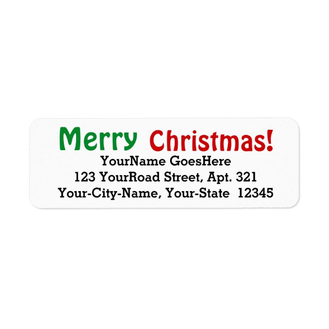 Playful "Merry Christmas!" (Front)