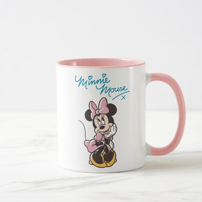 Playful Minnie Mouse Polka Dot Daydream Mug (Right)