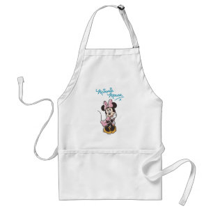 Playful Minnie Mouse Polka Dot Daydream Standard Apron