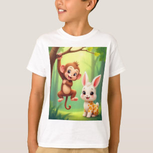 Playful Monkey Kids' T-Shirt