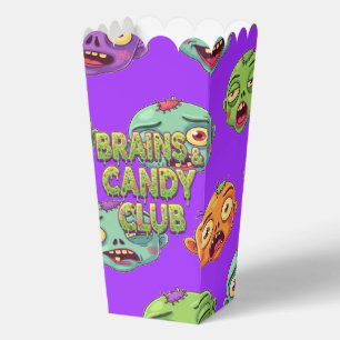 Playful Monsters Zombies For Halloween Favor Box
