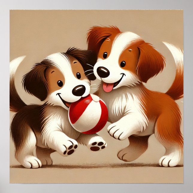 Playful Pals Poster (Front)