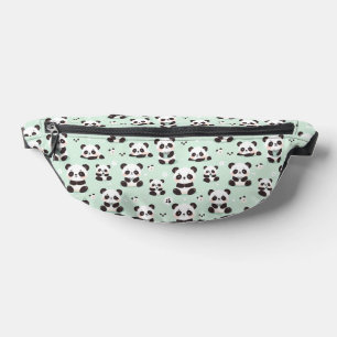 Playful Panda Pattern Fanny Pack