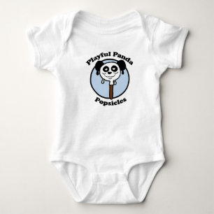 Playful Panda Popsicles Baby Bodysuit
