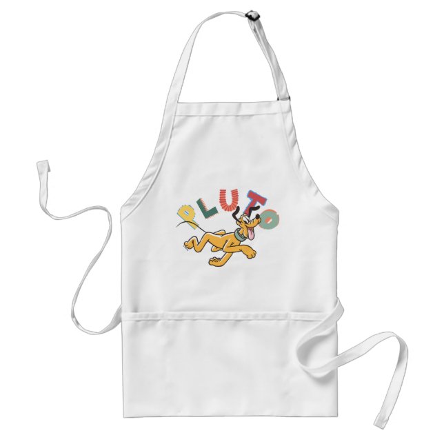 Playful Pastel Pluto Standard Apron (Front)