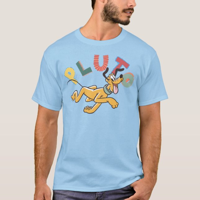 Playful Pastel Pluto T-Shirt (Front)