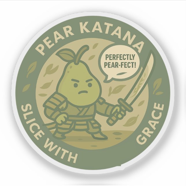 Playful Pear Samurai Discipline  (Front)