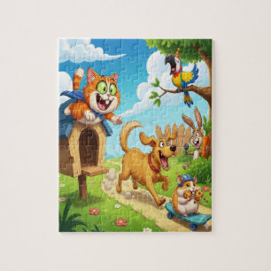 Playful Pets  Jigsaw Puzzle