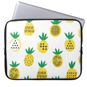 Playful Pineapples: Kid-Friendly Vintage Laptop Sleeve