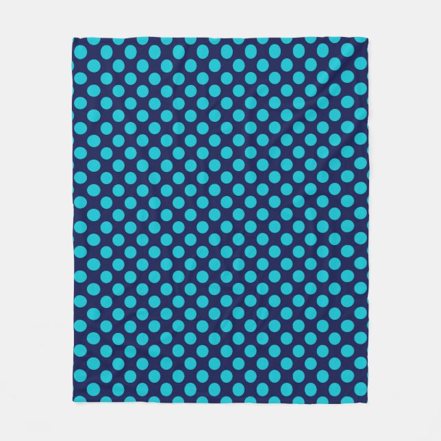 Playful Polka Dots | PD-02 | Fleece Blanket (Front)