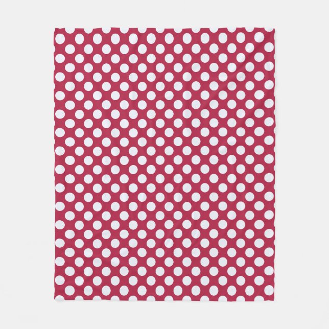 Playful Polka Dots | PD-03 | Fleece Blanket (Front)