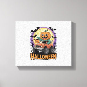 Playful Pumpkin Canvas Print
