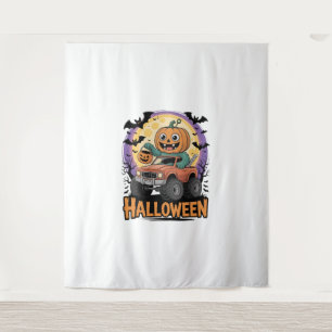 Playful Pumpkin Tapestry