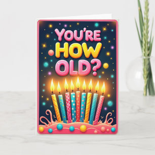 Playful Question Candle Card