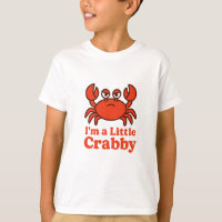 Playful Red Crab – “I’m a Little Crabby” Humour
