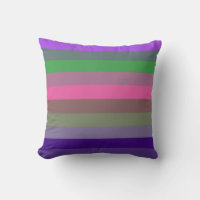 Playful Retro Pop Purple & Green Stripe Pattern