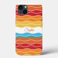 Playful Retro Rainbow Stripes for Custom Product