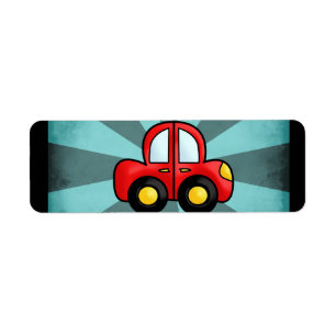 Playful Retro Toy Automobile Art