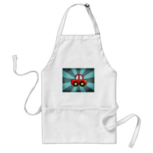 Playful Retro Toy Automobile Art Standard Apron