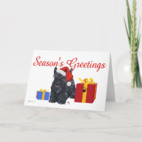 Playful Scottish Terrier Greetings