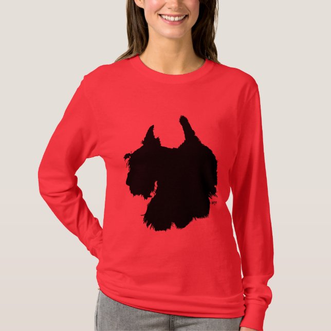 Playful Scotty Dog T-Shirt (Front)