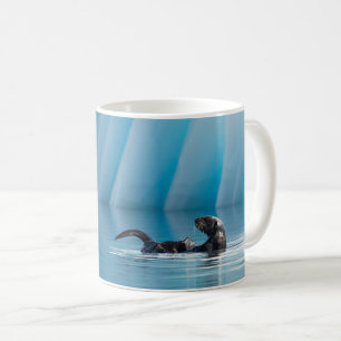Playful Sea Otter Coffee Mug