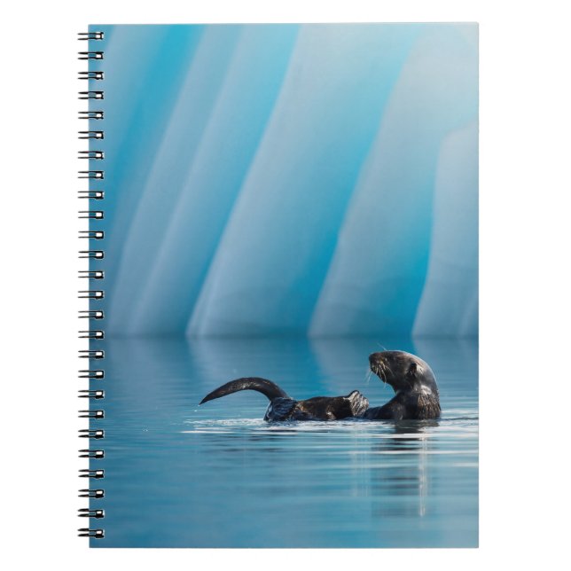 Playful Sea Otter Notebook (Front)