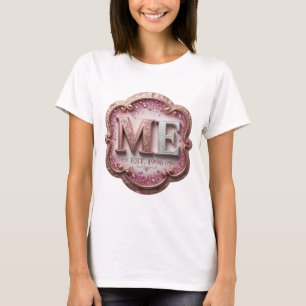 Playful Silver ME EST 1996 Print T-Shirt