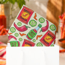 Playful Spicy Food Pattern