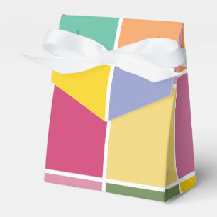 Playful Springtime Checkers Favor Box
