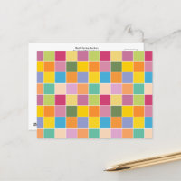 Playful Springtime Checkers 