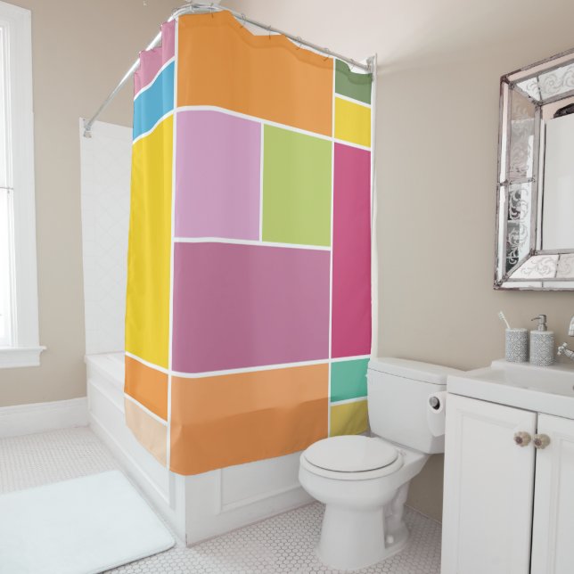 Playful Springtime Geometric Blocks (In Situ)