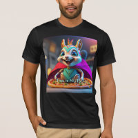 Playful Squirrel Pizza Nuts T-Shirt