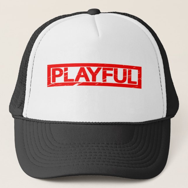 Playful Stamp Trucker Hat (Front)
