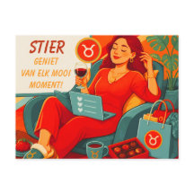 Playful Taurus Birthday Card for [Her]