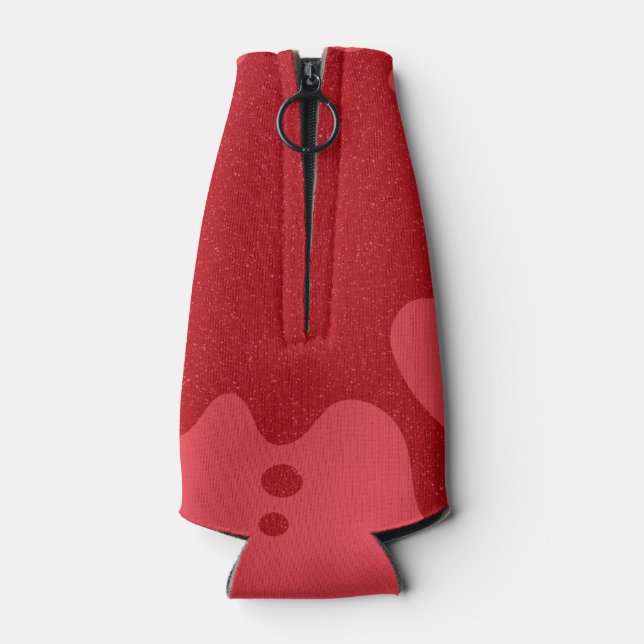 Playful Tomato Red Pattern Cooler – Customizable (Back)