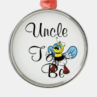 Playful Uncle To Be Metal Ornament