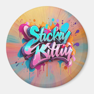 “Playful Urban Vibes” Magnet