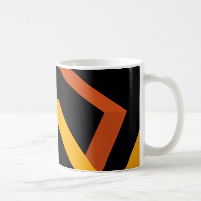 PLayful, vibrant, modern, urban graphic ways Coffee Mug (Right)