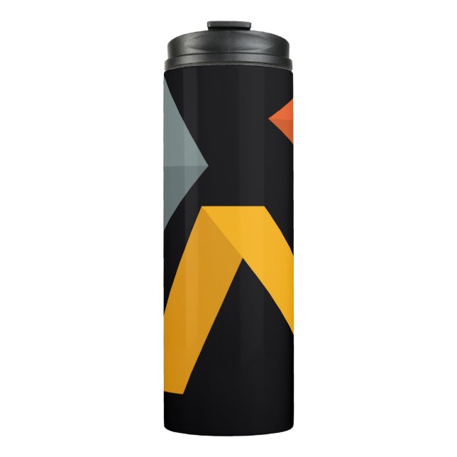 PLayful, vibrant, modern, urban graphic ways Thermal Tumbler (Front)