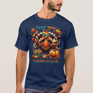 Playful Vibrant Thanksgiving Feast Mode On1 T-Shirt