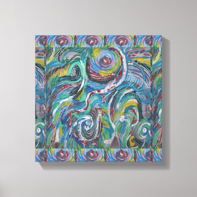 Playful Waves Beauty : Romantic Sensual LOWPRICE Canvas Print (Front)