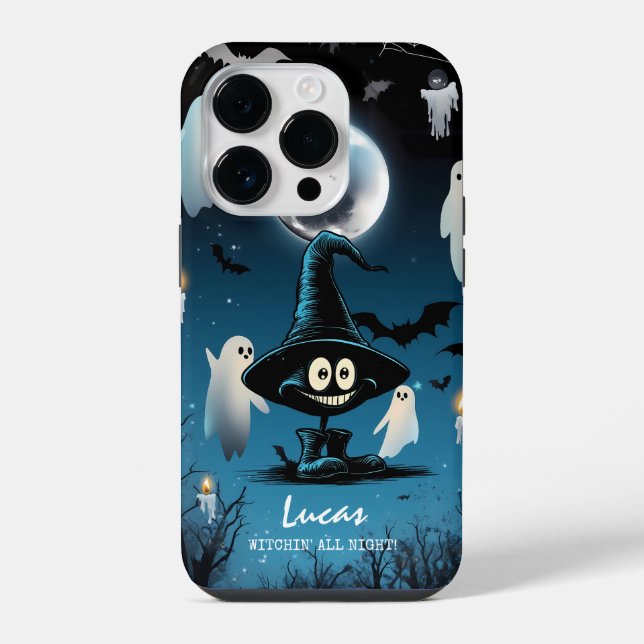 Playful Witch Hat - Spooky Fun All Year iPhone Case (Back)