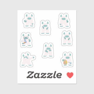 Playful Yeti Sticker Sheet